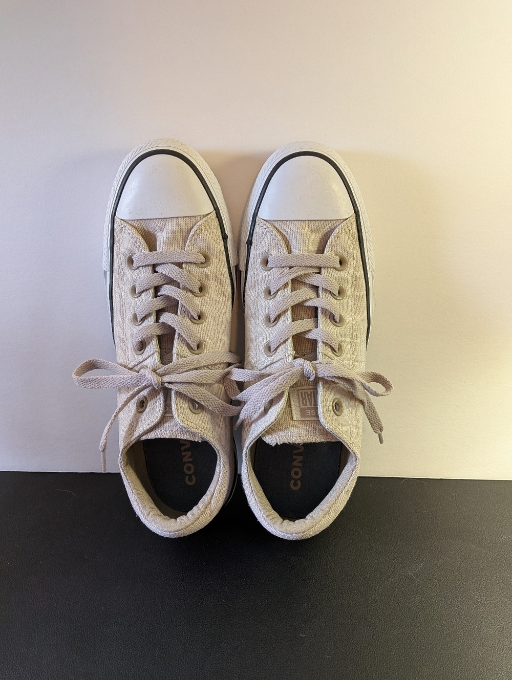 Converse Canvas Sneakers. Great Neutral Color! Sz 9